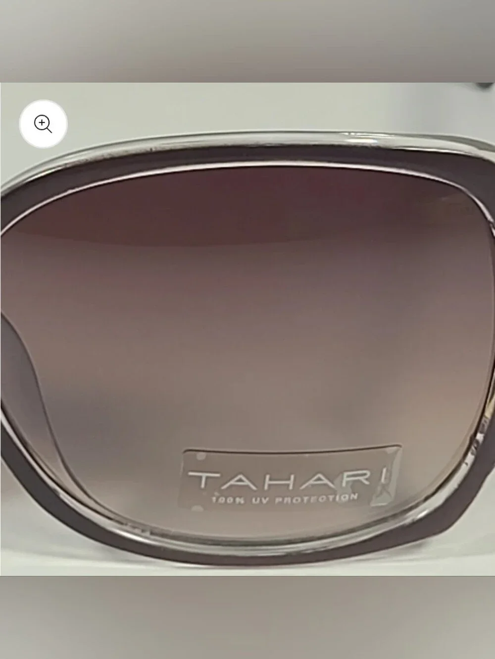 (Ew)Tahari Butterfly Vented Sunglasses Brown Gradient Lens TH724 BRN